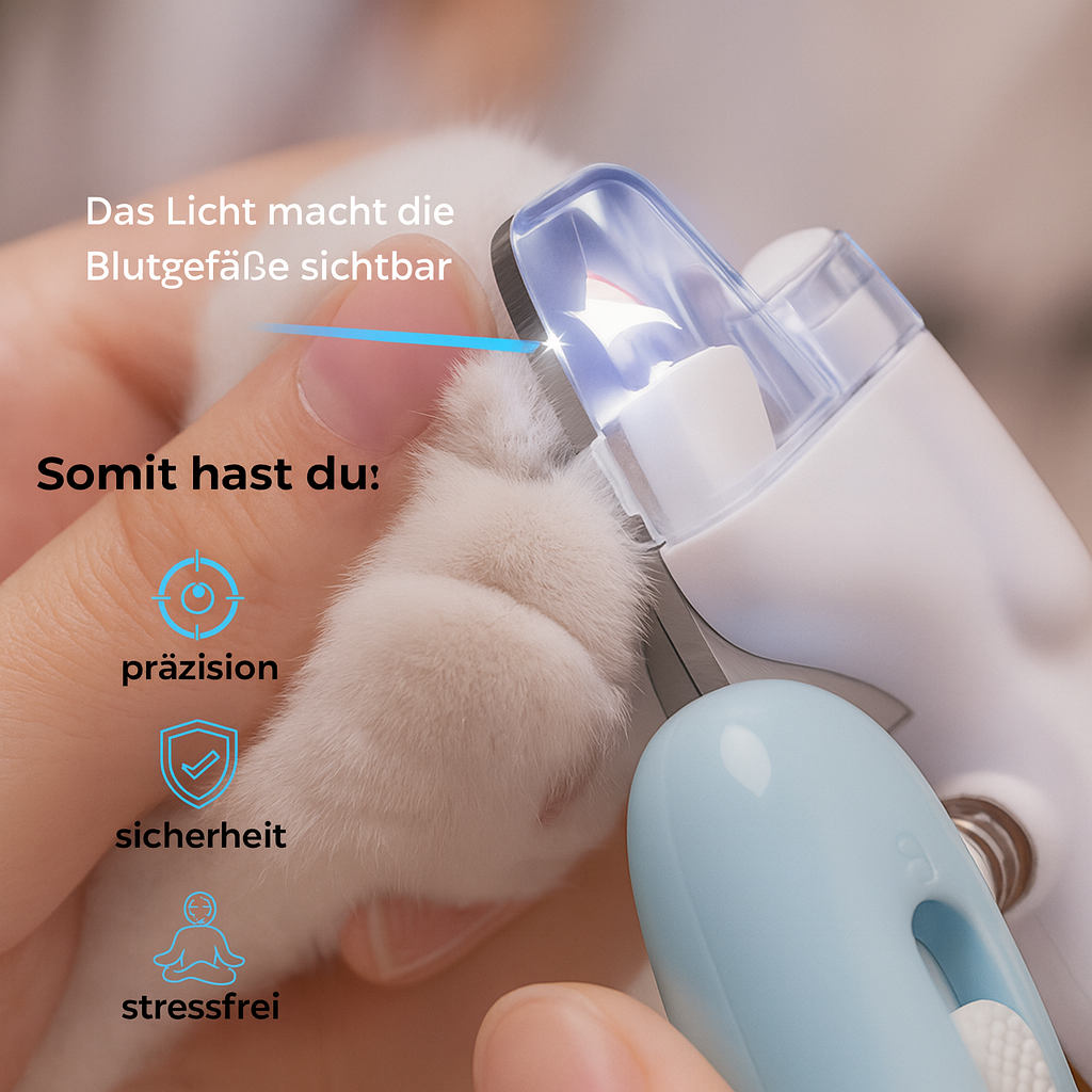 ClawCare – Der smarte Krallenschneider mit LED-Licht für Hund & Katze