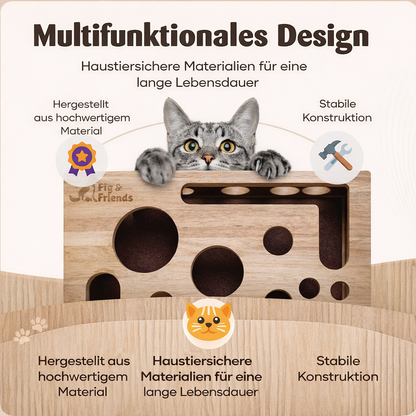 KrallenFeile – Die stilvolle Kratz und Pflegebox für Katze