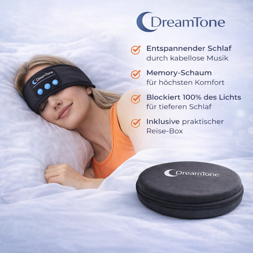 DreamTone – Das smarte Schlaf-Stirnband mit Bluetooth