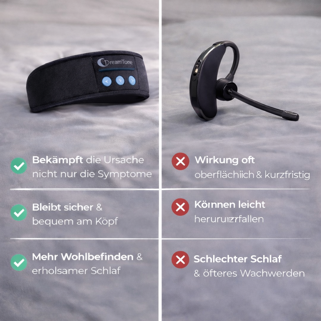 DreamTone – Das smarte Schlaf-Stirnband mit Bluetooth